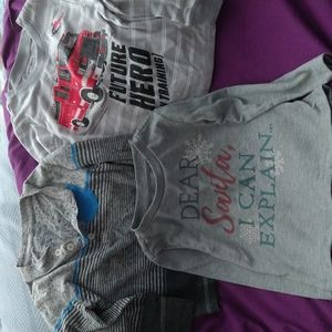 Bundle of three boys long sleeve tees size 2T